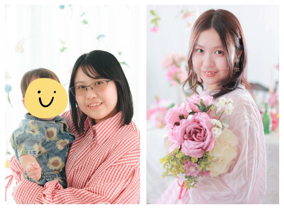 30代女性の変身企画のビフォーアフター